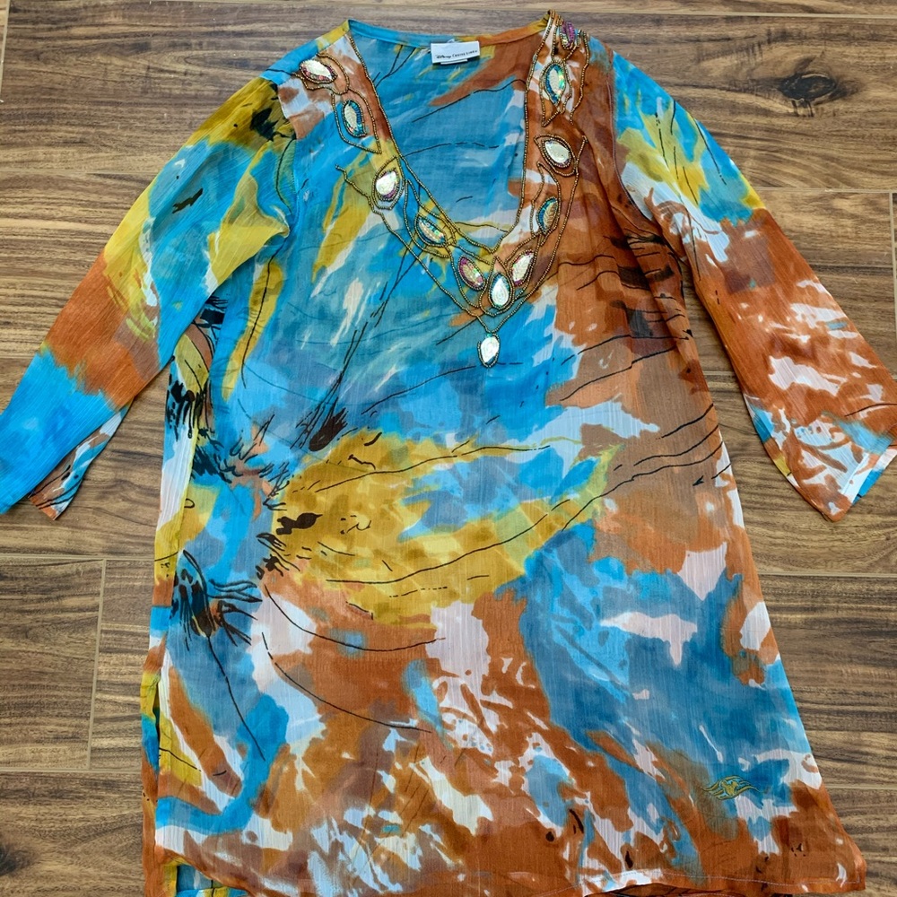 - Disney Cruise Line embellished cover up, Small